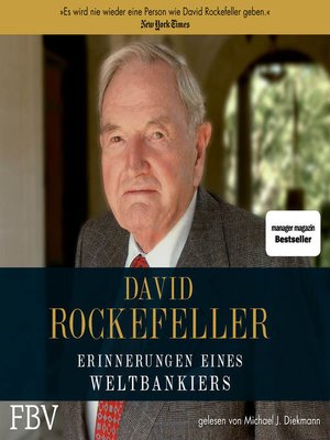 cover image of David Rockefeller  Erinnerungen eines Weltbankiers